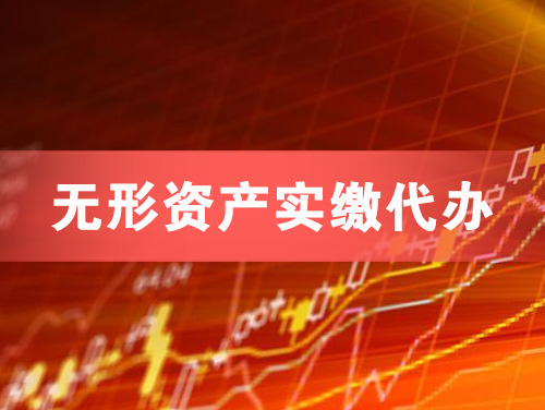 漯河无形资产实缴资本代办